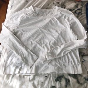 Lululemon Long Sleeve white t shirt